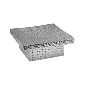 Soporte para pasteles con diseño martillado, decoración de mesa, en acabado brillante y pulido, para uso en el hogar, hoteles y restaurantes. - Product Image 6