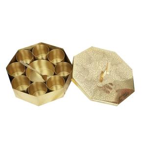 Caja de especias Masala Dabba de latón de la mejor calidad, utensilios de cocina multiusos, precios competitivos, contenedor de almacenamiento de Metal para cocina casera - Product Image 6