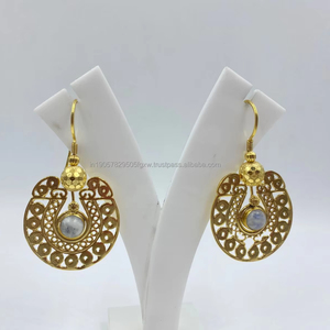 ราคาที่ดีที่สุดทันสมัยทันสมัยทันสมัยทันสมัยดีไซน์อเนกประสงค์ต่างหูเงินสเตอร์ลิงชุบทองสำหรับผู้หญิงของขวัญงานแต่งงานแบบคลาสสิกไข่มุก - Product Image 1