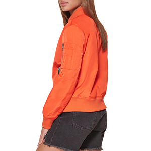 Chaqueta Bomber Nueva para Mujer, Elegante, Lisa, con Cierre, Transpirable y Resistente al Viento, para Otoño e Invierno, para Fiestas - Product Image 4