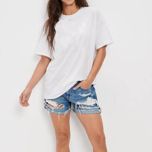 Camiseta Extra Grande de Mujer, 100% Algodón Ecológico de Alta Calidad, Diseño de Hombros Caídos, Impresión de Logotipo Personalizado, Transpirable y de Secado Rápido - Product Image 2