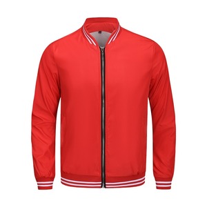 High Quality Customized Versity <b>Jackets</b> Sporty Spring Long Sleeve Used Work Windbreaker <b>Zipper</b> Work <b>Jacket</b> - Product Image 3
