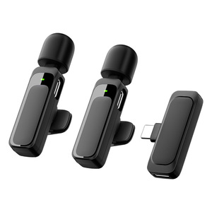 PIX-LINK SE81 Microfone Lavalier Sem Fio Portátil Áudio Gravação De Vídeo Mini <span class=keywords><strong>Mic</strong></span> Transmissão Ao Vivo Gaming Microfonoe Android - Product Image 2