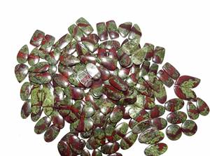 คุณภาพสูง Dragon Bloodstone อัญมณีขายส่ง Lot จํานวนมากผสมรูปร่างมังกร Jasper Cabochon คริสตัลมังกร Bloodstone สําหรับลูกปัด - Product Image 5