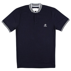 Col bombardier garçons polos 100 coton élégant motif de polo grande taille sur le col et les bouts de manches polos - Product Image 4