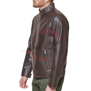 Respirant hiver chaud hommes veste en cuir tenue décontracté hommes veste en cuir à prix raisonnable - Product Image 2