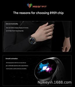 Montre 4pro smart multi-fonction montre fréquence cardiaque détection de sommeil Bluetooth téléphone - Product Image 3