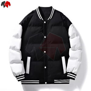 Chaqueta acolchada personalizada para hombre, logotipo personalizado de calidad superior, tallas grandes disponibles, tela transpirable suave y cálida, estilo de calle - Product Image 2