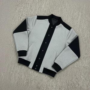 Best Selling Men Varsity Jacket Chenille Embroidery Streetwear Jacket Customised Logo Breathable Lightweight Single <b>Button</b> OEM - Product Image 1