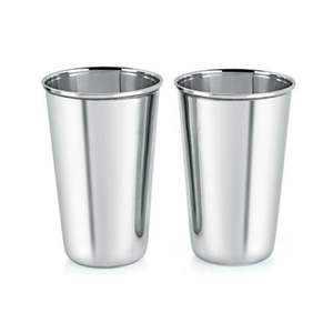 Vaso de cristal de acero inoxidable para cocina, vaso de Metal para el interior, producto de oferta para comprador comercial, Material ecológico, origen de la India - Product Image 2