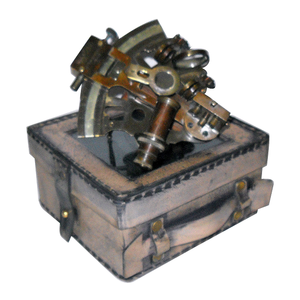 Jumelles en laiton Antique de Style marin victorien de haute qualité monoculaire en métal de bonne qualité avec étui en cuir pour la décoration intérieure - Product Image 2