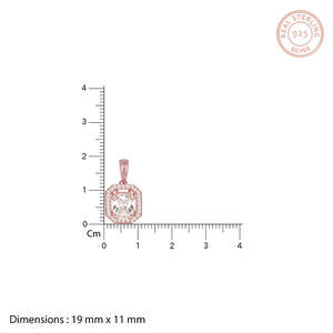 จี้โรสโกลด์มิสติกโรแมนซ์ดีไซน์หรูพร้อมสร้อยเชื่อมต่อ - Product Image 4