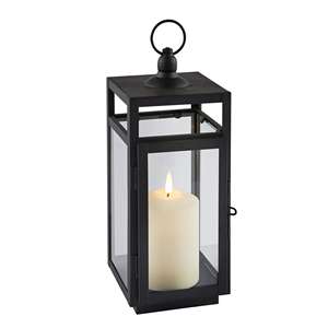 <b>Set</b> Of 3 Cast Aluminum <b>Lanterns</b> Black Coated For Home And Wedding Tabletop Lighting Decoration Candle <b>Lanterns</b> - Product Image 5