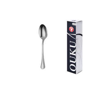 Mr.Spoon Serie Raya, Cucchiaio da Caffè 125 mm, Acciaio Inox 18/0, Argentato, Lavabile in Lavastoviglie, Ideale per Ristorazione - Product Image 1