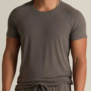 Camiseta de Cuello Redondo de Punto con Mezcla de Lana Merino Premium - Talla XL, Color Rosa Empolvado, Certificación OEKO-TEX - Product Image 4