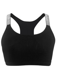 Pakistán hizo nuevo diseño ropa de entrenamiento mujeres Fitness Bra mejor calidad 100% acanalado mujeres Fitness Bra 2025 - Product Image 3