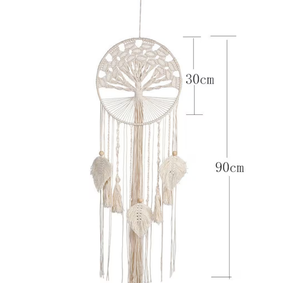 Atrapasueños de árbol de la vida atrapasueños personalizado para colgar en la pared decoración del hogar - Product Image 1