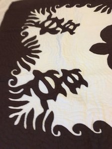Colchas con Estampado de Tortuga Hawaiana en Color Negro, en Oferta, Juego de Colchas Hawaianas de Lujo para el Hogar - Product Image 5