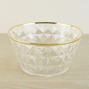 [Holar] Taiwan Made 14 cm en plastique incassable servant diamant or Rip petit bol à salade pour plats d'accompagnement frites - Product Image 4