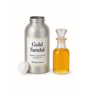 Sandalia dorada de alta calidad, 50 gramos de aceite de Perfume concentrado, fragancia Unisex de larga duración para uso diario y fabricación de perfumes - Product Image 1