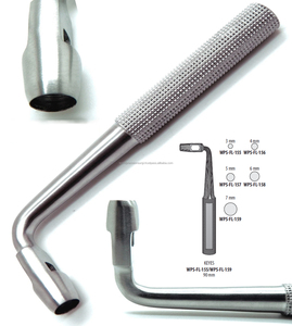 Poinçon tissulaire manuel chirurgical de précision mondiale, courbé 5mm/100MM, instruments chirurgicaux dentaires de qualité supérieure en acier inoxydable - Product Image 1