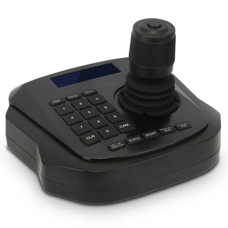 Layar LCD pengontrol Keyboard jaringan Joystick 4D untuk kamera keamanan CCTV IP PTZ kamera kubah cepat SKB-N403