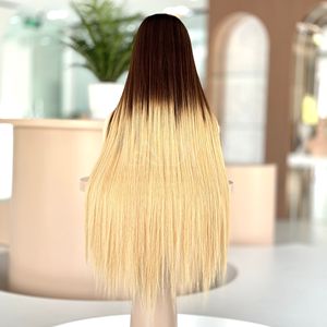 วิกผมทรงตรงสีบลอนด์ไล่ระดับสำหรับเด็กผมมนุษย์จากเวียดนาม100% - Product Image 4