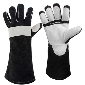 Guantes de soldadura de cuero de tendencia de la mejor calidad de alta calidad diseñados de primera calidad con resistencia al calor guantes de soldadura a un precio razonable - Product Image 4