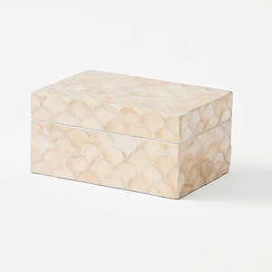 Handmade Capiz Shell Jewelry <b>Box</b> <b>Mother</b> Of Pearl Decorative Storage <b>Box</b> For Gifts Or Vanity Table Decoration - Product Image 1