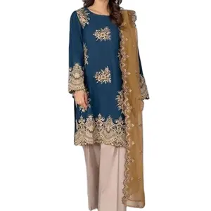 巴基斯坦文化服装传统丝绸和棉布服装奇装异服著名奇装异服Shalwar Kameez连衣裙