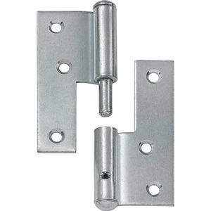 Bisagra de Acero VORMANN para Puerta, Montaje Superficial, 80x72mm, DIN Izquierda, Zincada Azul, Pasador Fijo, Paquete de 10 para Organizadores de Gabinetes - Product Image 1