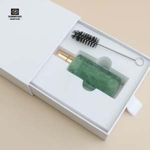 Bouteille de parfum en cristal clair avec Logo personnalisé de luxe pour femme - Product Image 5