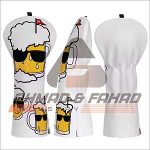 Couverture de tête de golf de haute qualité en cuir PU couvre-chef de pilote en bois de golf imperméable Fairway Woods couvre-chef de golf - Product Image 4