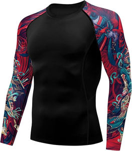 Nueva Camiseta de Protección Solar para Hombre al por Mayor, de Alta Calidad, Manga Larga, Transpirable, con Logotipo Frontal - Product Image 4