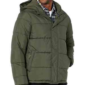 Chaqueta ligera de plumón para hombre al por mayor de fabricante, abrigo de invierno con capucha para hombre, chaquetas ligeras de plumón para hombre de talla grande - Product Image 1