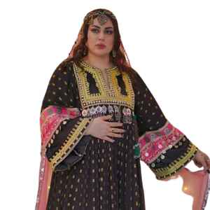 เดรสผ้าคอตตอนปักลูกไม้สไตล์วินเทจจาก Kuchi - Product Image 2