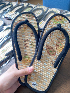 Chaussons Offre Spéciale en jonc de mer naturel avec confort respirant et semelle souple | MEILLEUR PRIX sur BLEU LOTUS MEILLEUR VENDEUR! - Product Image 3