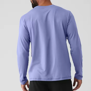 T-shirts de sport avec logo personnalisé en gros pour hommes | Streetwear en coton à manches longues et impression de t-shirts décontractés disponibles - Product Image 3
