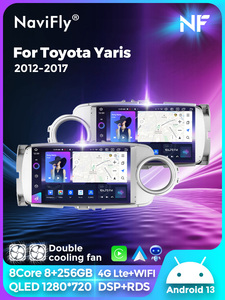 NaviFly NF Autoradio <span class=keywords><strong>Android</strong></span> le plus récent 4g Lte DSP DVR TRMS pour <span class=keywords><strong>Toyota</strong></span> <span class=keywords><strong>Yaris</strong></span> 2012-2017 avec Car Play <span class=keywords><strong>Android</strong></span> <span class=keywords><strong>Auto</strong></span> - Product Image 3