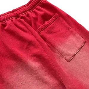 Pantalons de survêtement décontractés en toile de polyester/coton unisexe personnalisés 2025, style acid flare, en molleton respirant pour jogging - Product Image 4