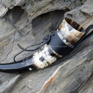 Jarra de vidrio pulido hecha a mano, jarra ecológica para entusiastas de la cerveza y el hidromiel, decoración artesanal, artesanías naturales - Product Image 1