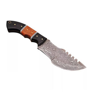 Cuchillo de Supervivencia para Caza y Camping, Hoja Fija de Acero Inoxidable, Mango de Madera Personalizado, OEM Disponible - Product Image 2