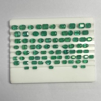 4mm 6mm 8mm Émeraude zambienne naturelle à facettes ovale poire octogone pierre précieuse taillée prix de gros pierre précieuse bijoux gemmes lustre