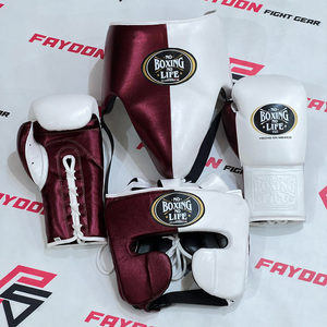 Guantes de Boxeo de Cuero Originales de Alta Calidad, Nuevos y en Oferta, Sin Boxeo No Hay Vida, Juego de Boxeo Profesional para Entrenamiento de Combate - Product Image 4