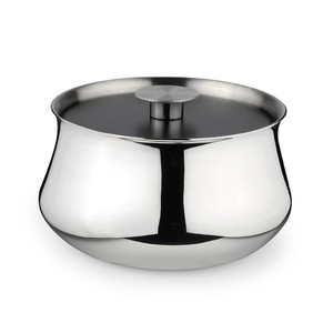 Última Khajoor Pot Metal Fecha Bowl Estilo árabe Durable Acero inoxidable Frutas secas Plato para servir para bodas Hoteles Fiestas Mesa - Product Image 5