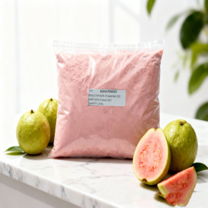 Poudre d'extrait de fruit de goyave sauvage séchée par pulvérisation |   Arôme naturel pour les boissons, la boulangerie et l'industrie alimentaire |   Emballage OEM 5 kg - Product Image 5