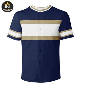 Vente en gros de maillot de baseball OEM Service imprimé uniforme sportif en polyester pour adultes nouveau maillot de baseball personnalisé - Product Image 1