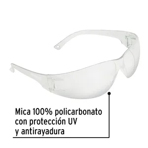 Confezione da 24 occhiali protettivi trasparenti antinfortunistica ANSI Z87.1 ed EN166 per PC e montatura in Nylon con lenti in policarbonato - Product Image 2