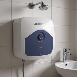 <span class=keywords><strong>Calentador</strong></span> <span class=keywords><strong>de</strong></span> <span class=keywords><strong>Agua</strong></span> Instantáneo Eléctrico <span class=keywords><strong>Ariston</strong></span> Thermo BLU EVO R 30 3 Blanco y Azul, Clase C, 3100321 para BLU EVO R - Product Image 3