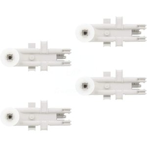 อะไหล่เครื่องล้างจาน ล้อชั้นบน 4 X 8268655 ใช้ได้กับเครื่องล้างจาน Whirlpool - Product Image 1
